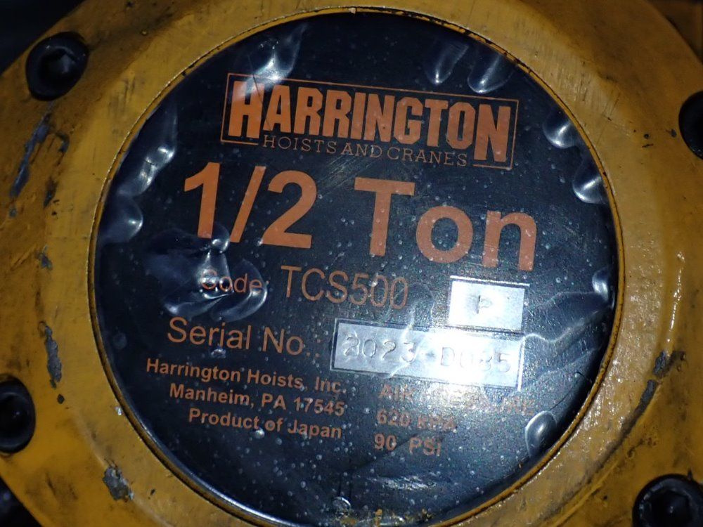 Harrington 1/2 Ton Air Hoist - Tcs500