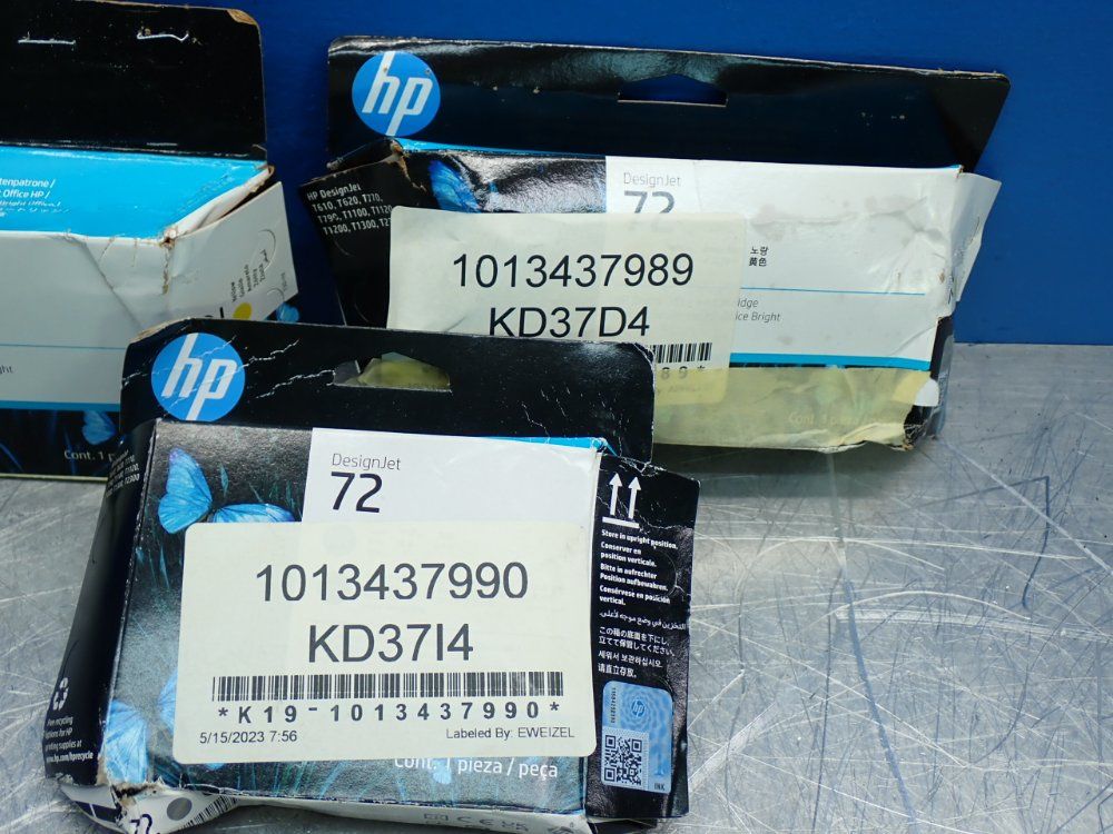 Hewlett-packard Designjet 72 Ink Cartridge, 3pcs - C9380a & (2) C9373a