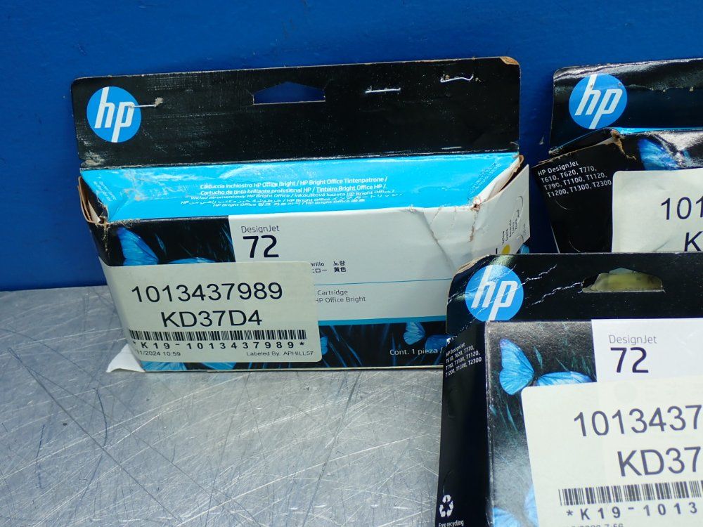 Hewlett-packard Designjet 72 Ink Cartridge, 3pcs - C9380a & (2) C9373a