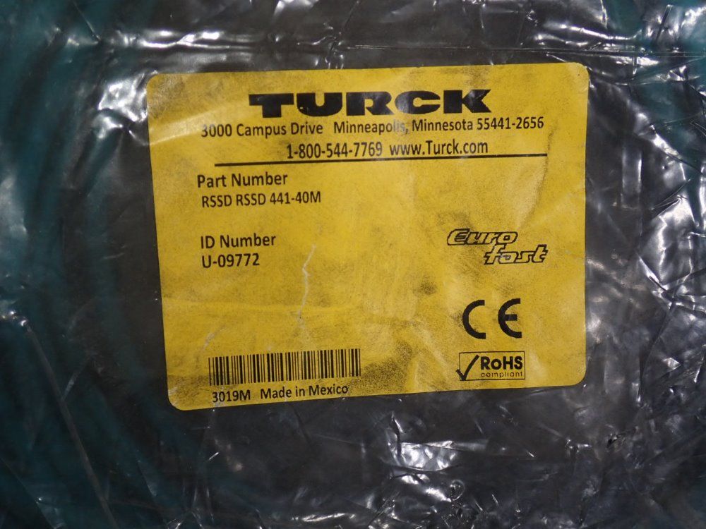 Turck Ethernet Cable - Rssd Rssd 441-40m