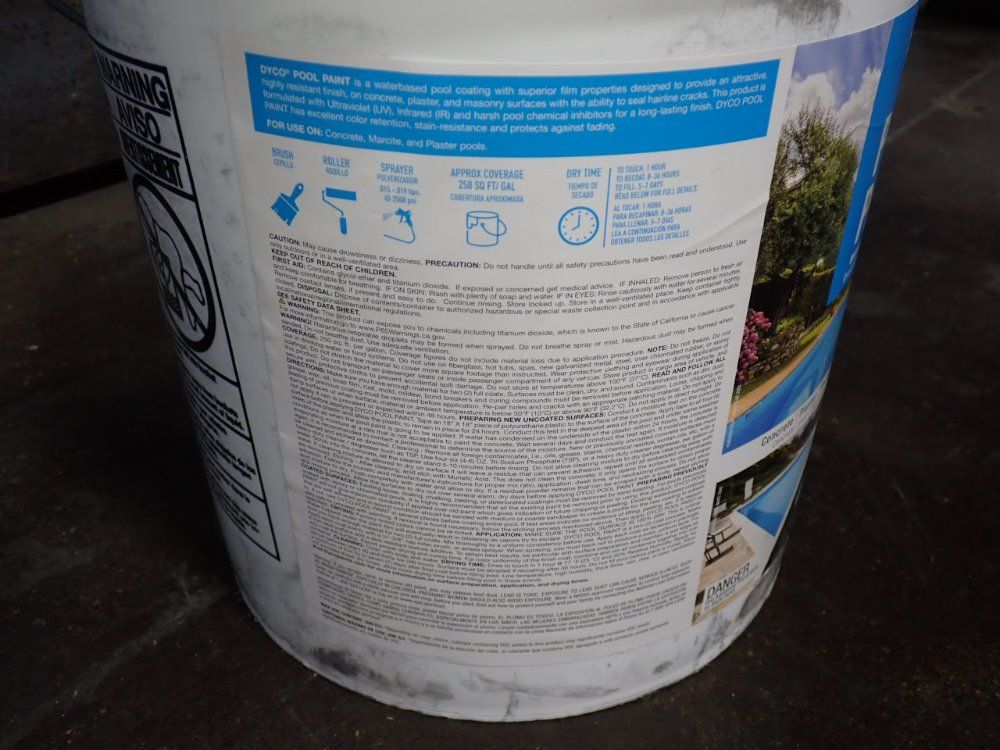 Dyco Ocean Blue Pool Paint - Dyc3151/5