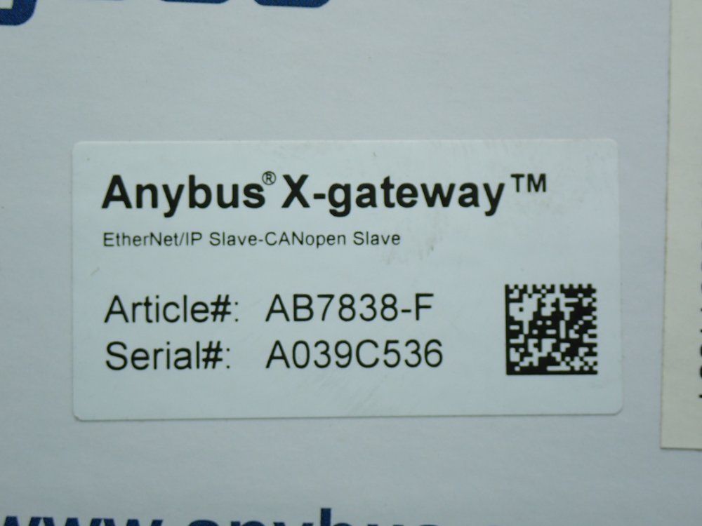 Anybus Hms Ethernet/ip Network Adapter - Ab7838-f