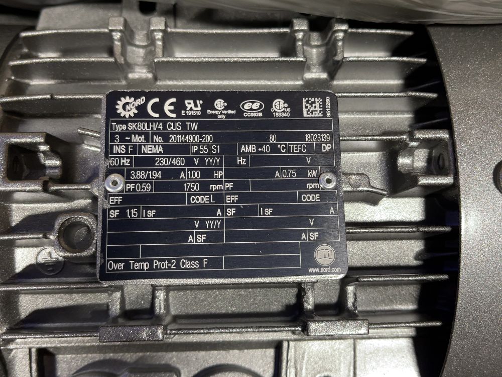 Nord 1 Hp Gear Drive - 22 Vl-80lh/4 Cus Tw