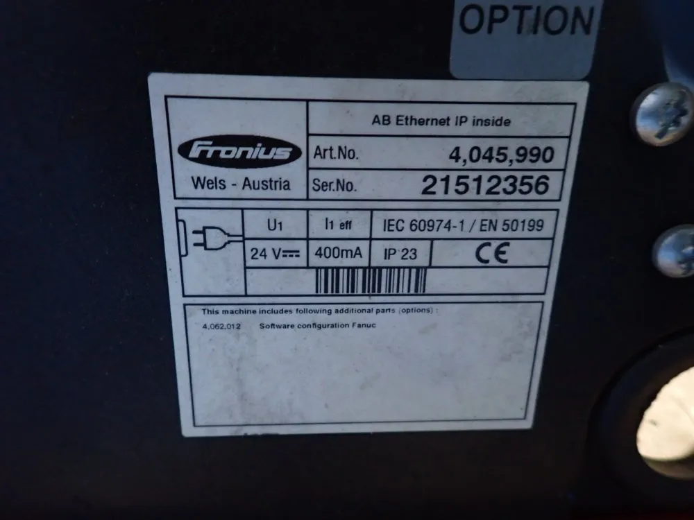 Fronius 400 Amps Welding Power Source - Transpuls Synergic 4000 Mv