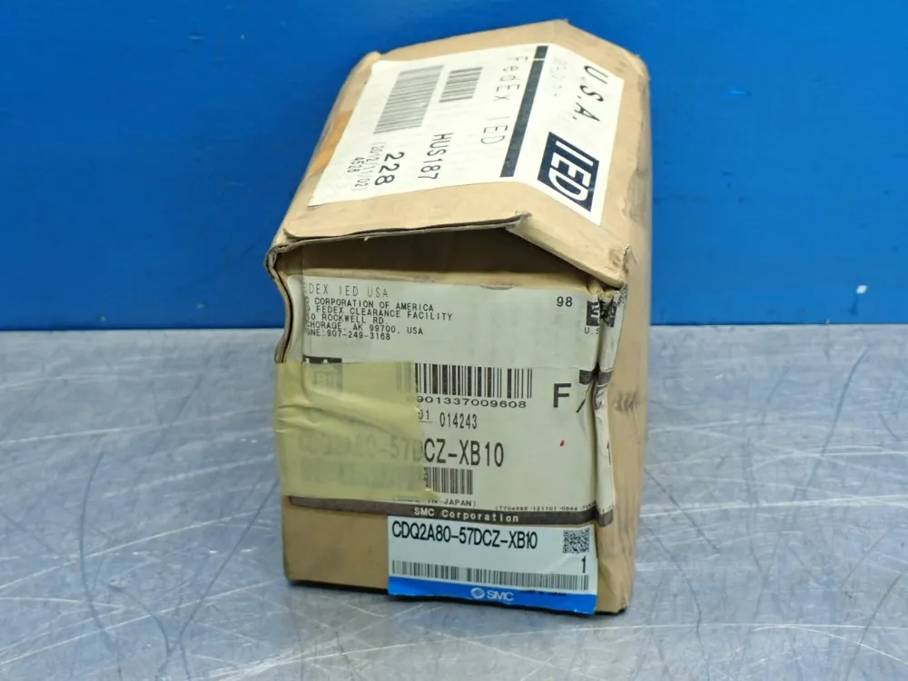 Smc Pneumatic Cylinder - Cdq2a80-57dcz-xb10