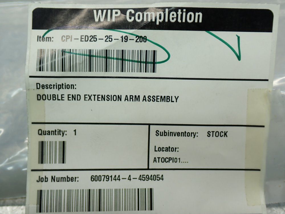 Destaco Round Tooling Extension Arm Assembly - Cpi-ed25-25-19-200