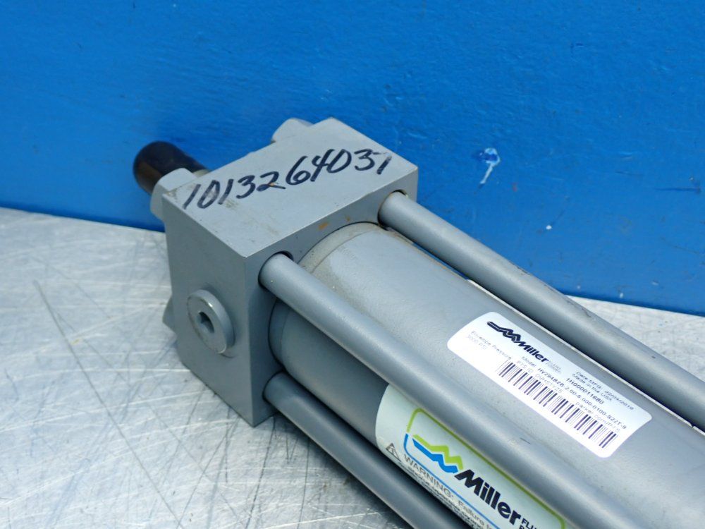 Miller 3000 Psi Max Series-hv2 Hydraulic Cylinder - Hv284b2b-2.00-6.000-0100-s22t-9