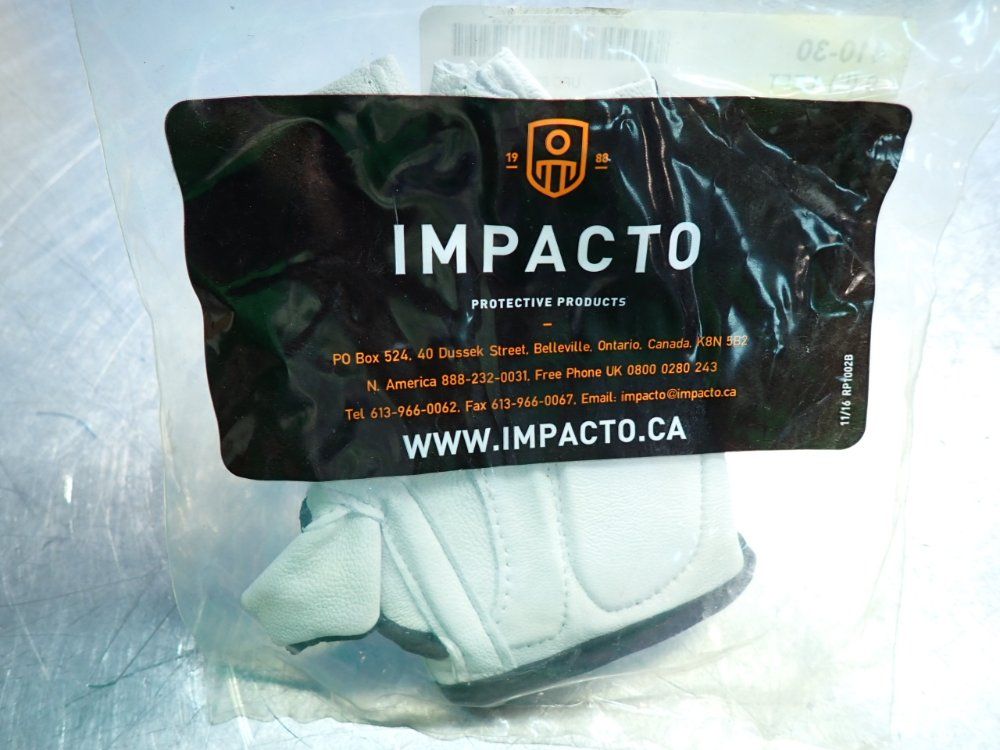 Impacto Size 9 Large Impact Pearl Mesh Left Hand Anti-vibration Glove, 24pcs - 410-30llh