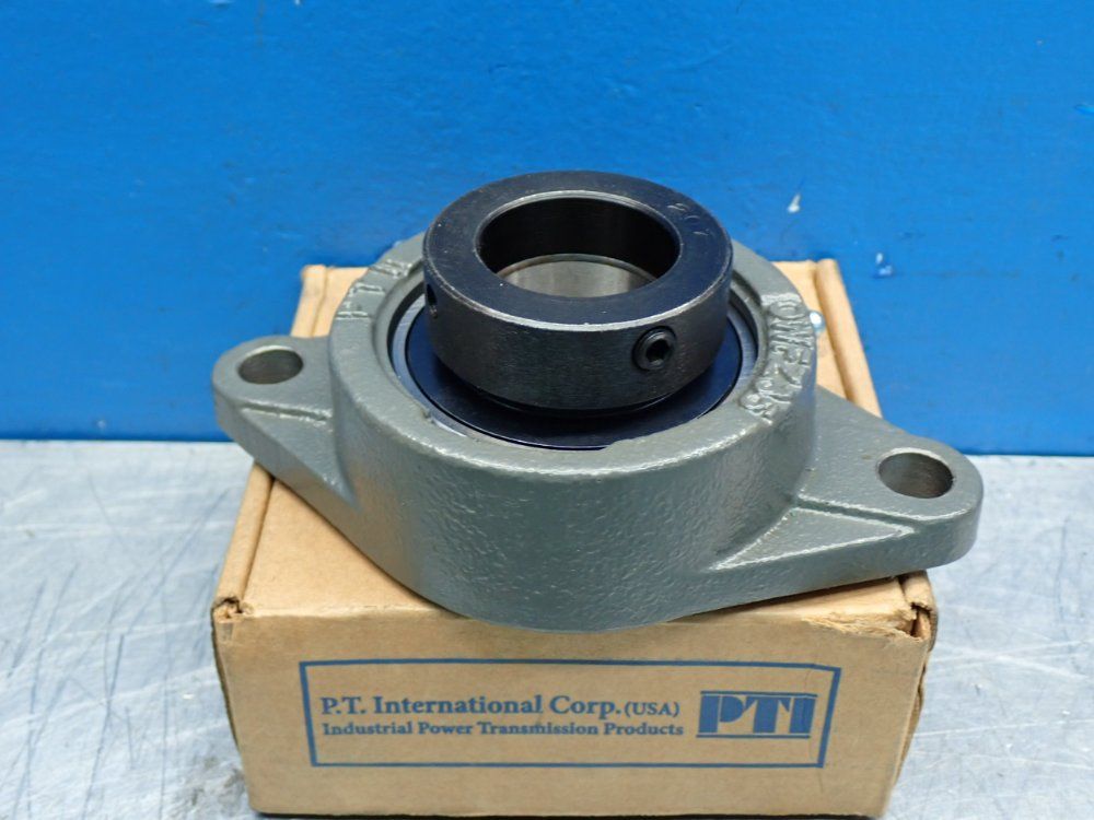 Pti International Owfz200-series 2-bolt Piloted Flange Bearing - Owfz207-35amm