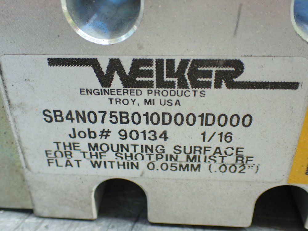 Welker Pneumatic Clamp - Sb4n075b010d001d000