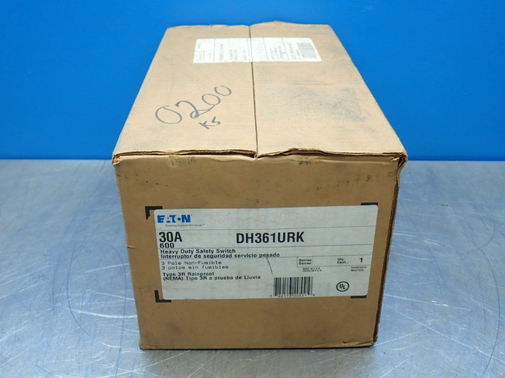 Eaton Heavy Duty Safety Switch. - Dh361urk