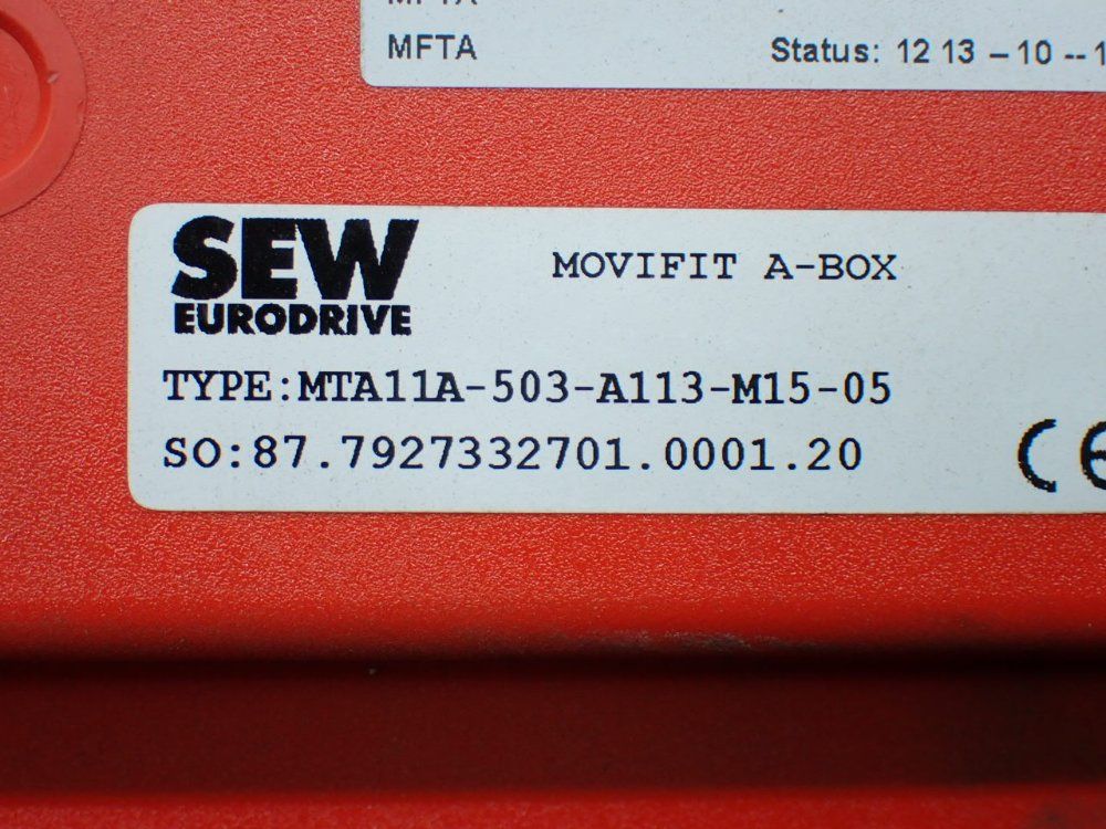 Sew Eurodrive Movifit Decentralized Drive Control - Mta11a-503-s513-m15-00