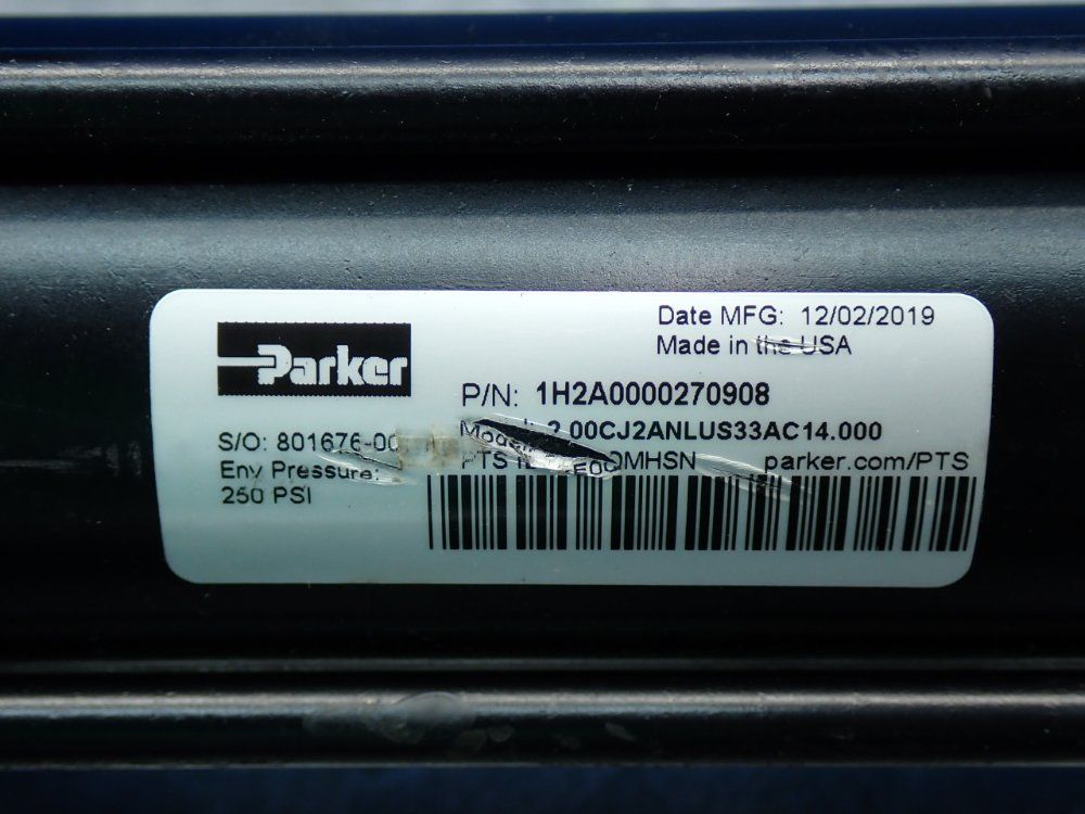 Parker Hydraulic Cylinder Unit - 1h2a0000270908