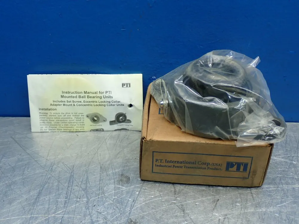 Pti Owfz200-series Piloted 2-bolt Flange Bearing - Owfz207-35amm
