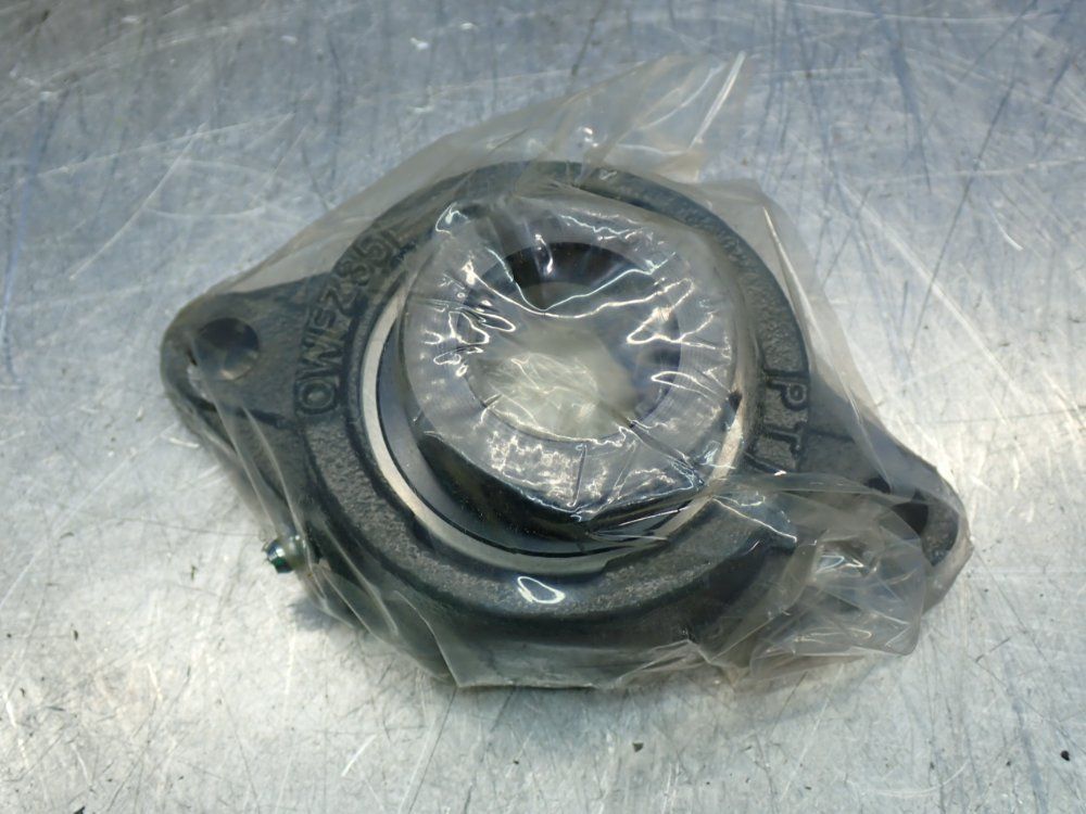 Pti Owfz200-series Piloted 2-bolt Flange Bearing - Owfz207-35amm