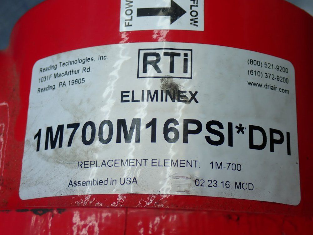 Rti 2" Eliminex High-flow Air Separator/filter Combo - 1m700m16psi*dpi