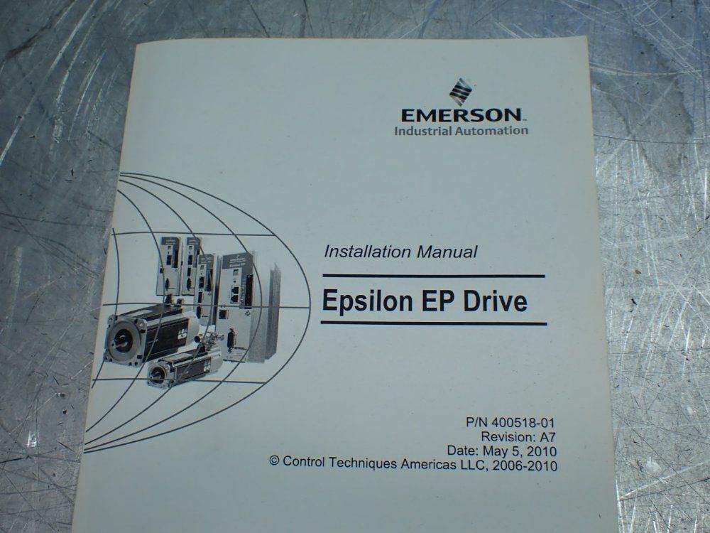Control Techniques Epsilon Ep Servo Drive - Ep206-p00-en00
