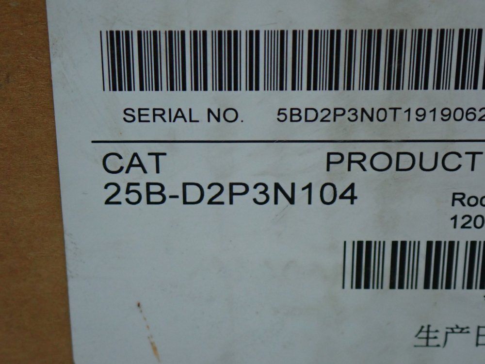 Allen Bradley Powerflex 525 Adjustable Frequency Ac Drive - 25b-d2p3n104