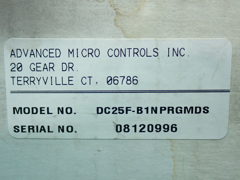 Advanced Micro Controls Absolute Digital Rotary Shaft Encoder - Dc25f-b1nprgmds