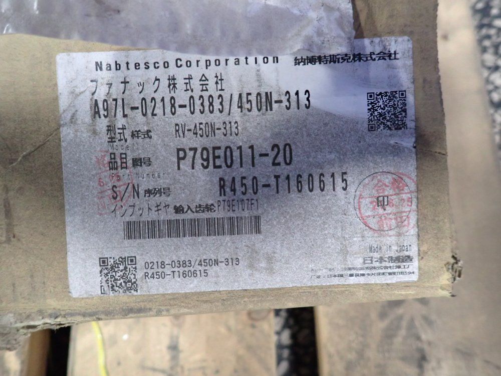 Nabtesco Reduction Gear - Rv-450n-313