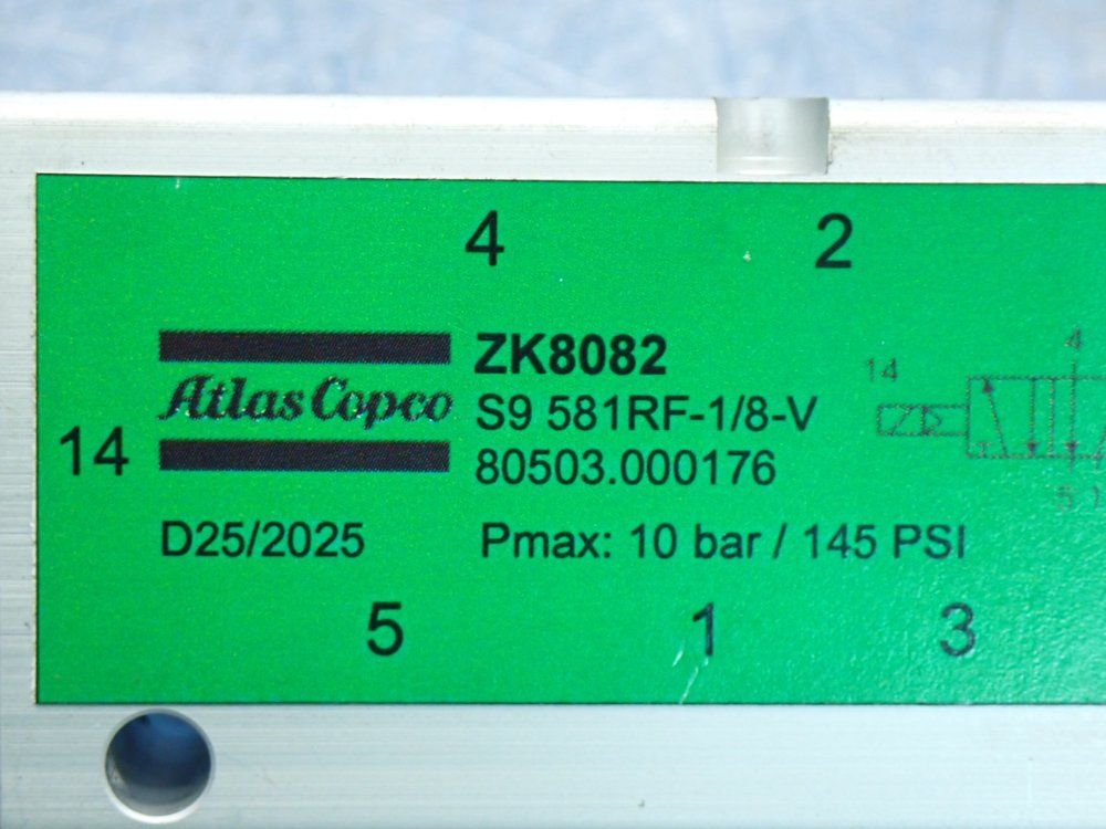 Atlast Copco Solenoid Valve - Zk8082