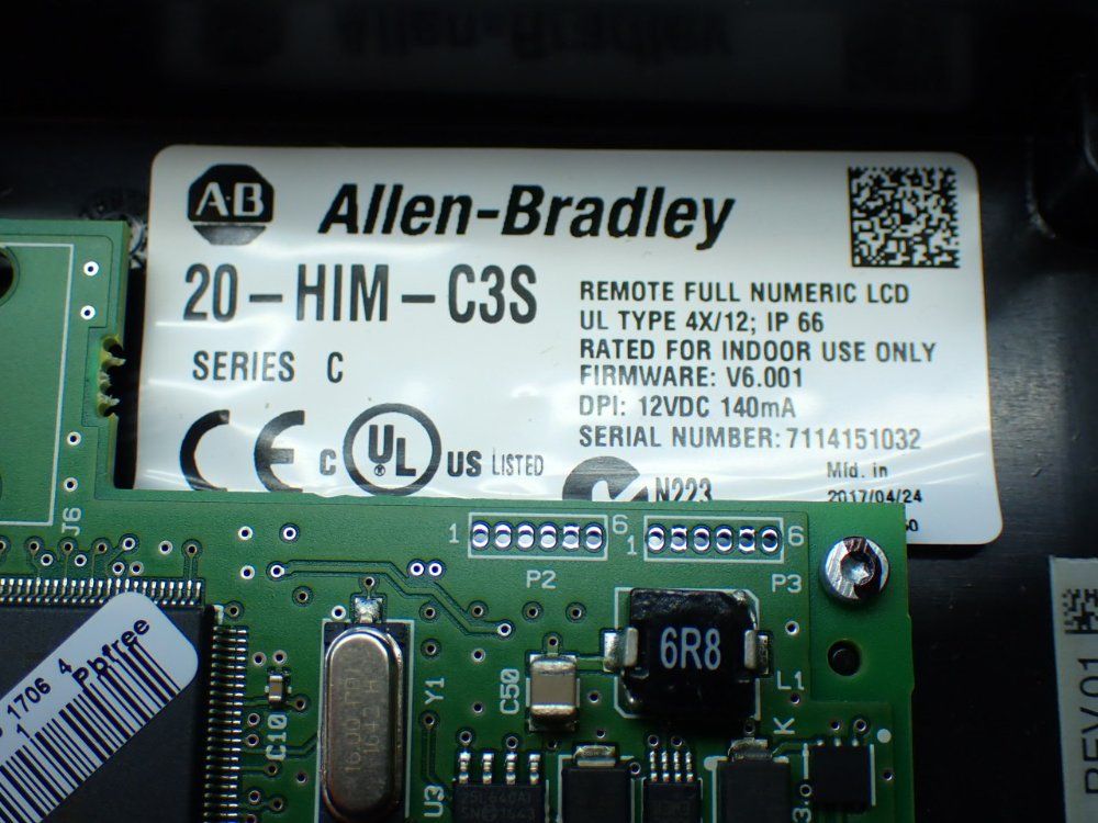Allen-bradley Panel Mount Human Interface Module - 20-him-c3s