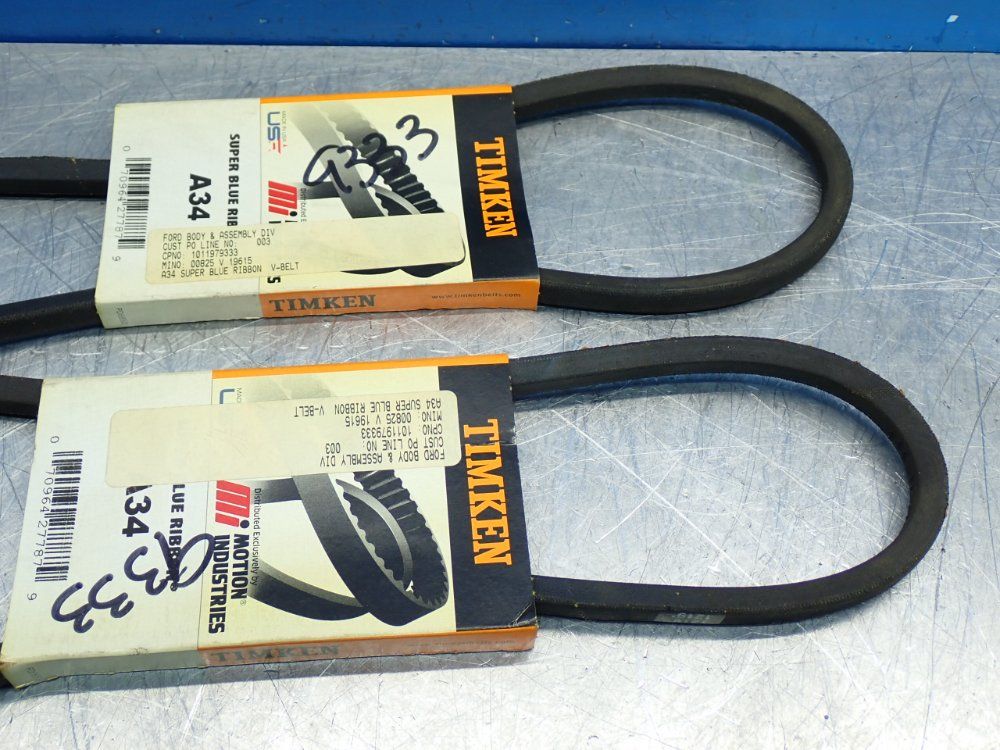Timken Super Ribbon V-belt - A34