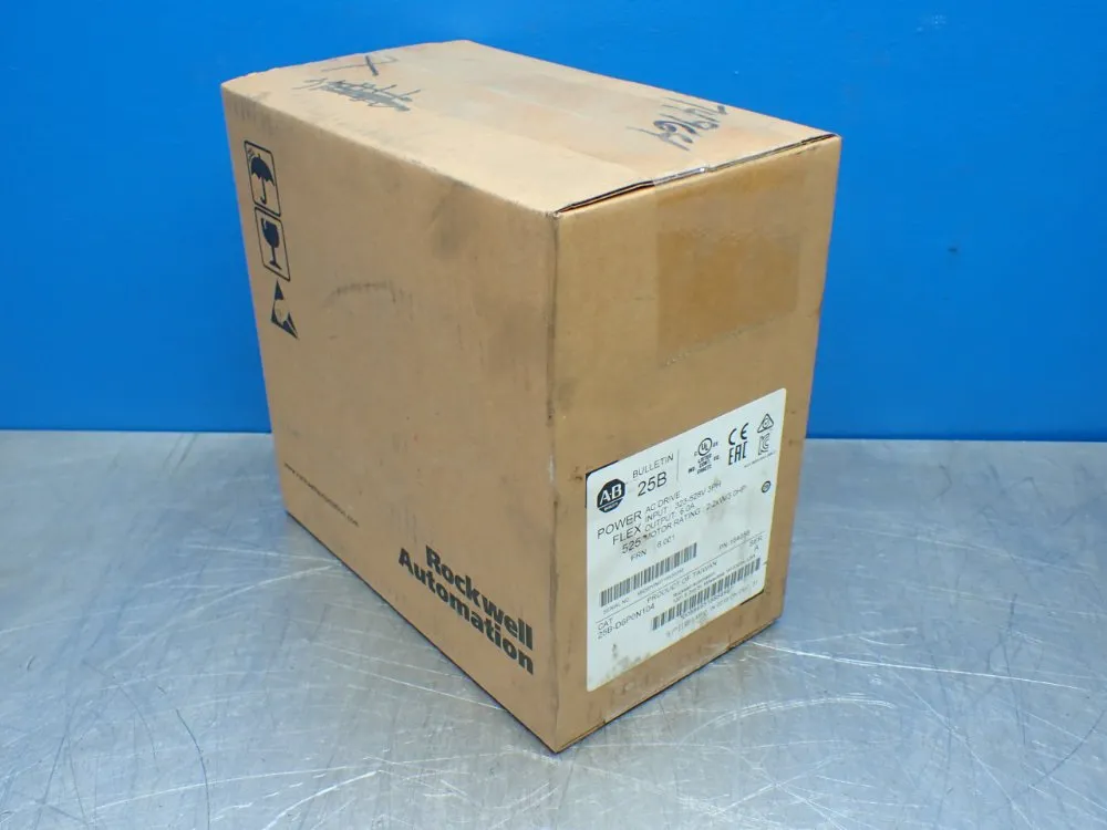 Allen-bradley 3hp Powerflex 525 Ac Servo Drive - 25b-d6p0n104