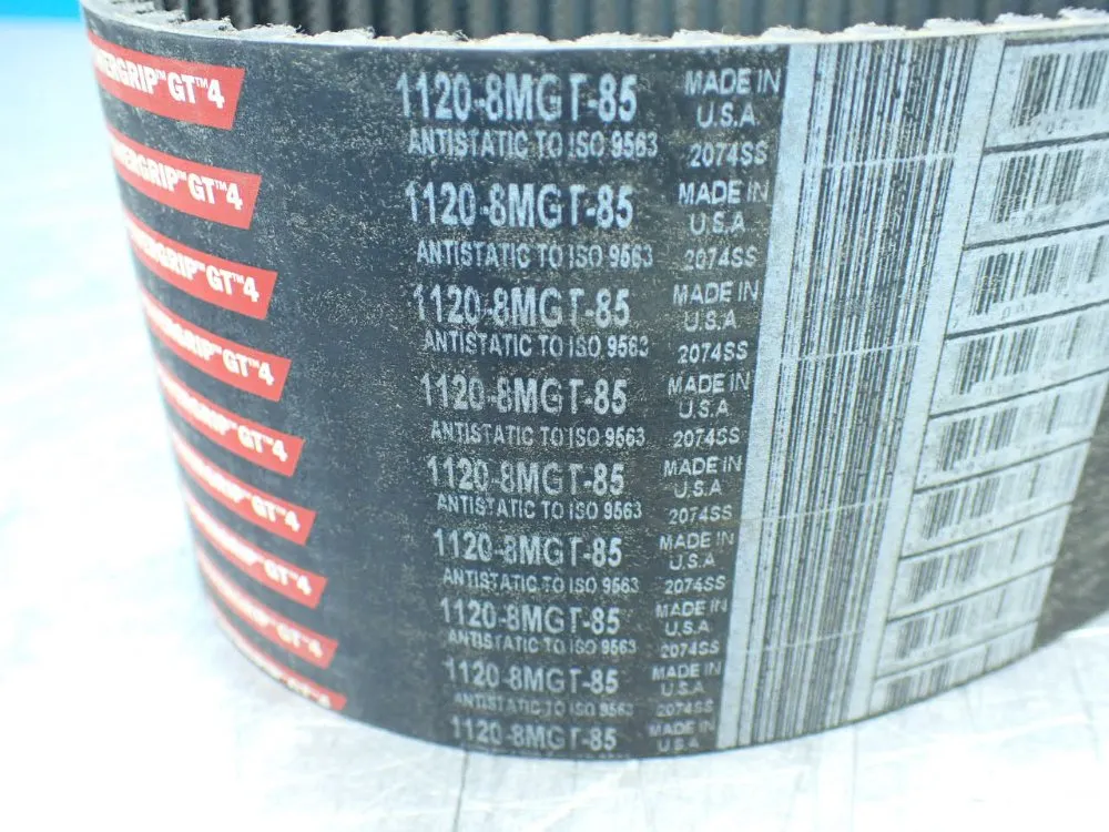Gates 0.315 In / 8 Mm Pitch, 1120 Mm Pitch Powergrip Gt4 Synchronous & Timing Belt - 1120-8mgt-85