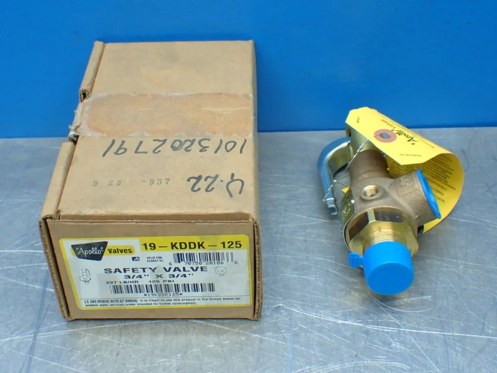 Apollo 3/4"x3/4" Safety Valve - 19-kddk-125