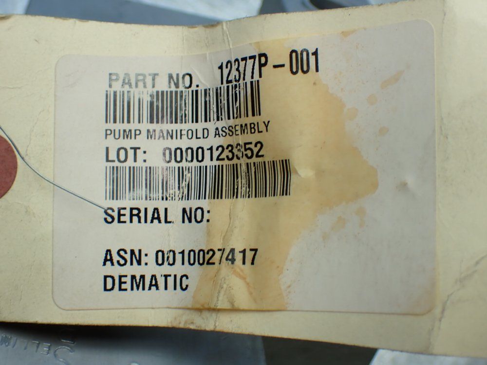 Dematic Pneumatic Manifold Assembly - 12377p-001