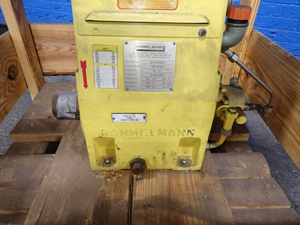 Hammelmann 40 Hp Piston Pump