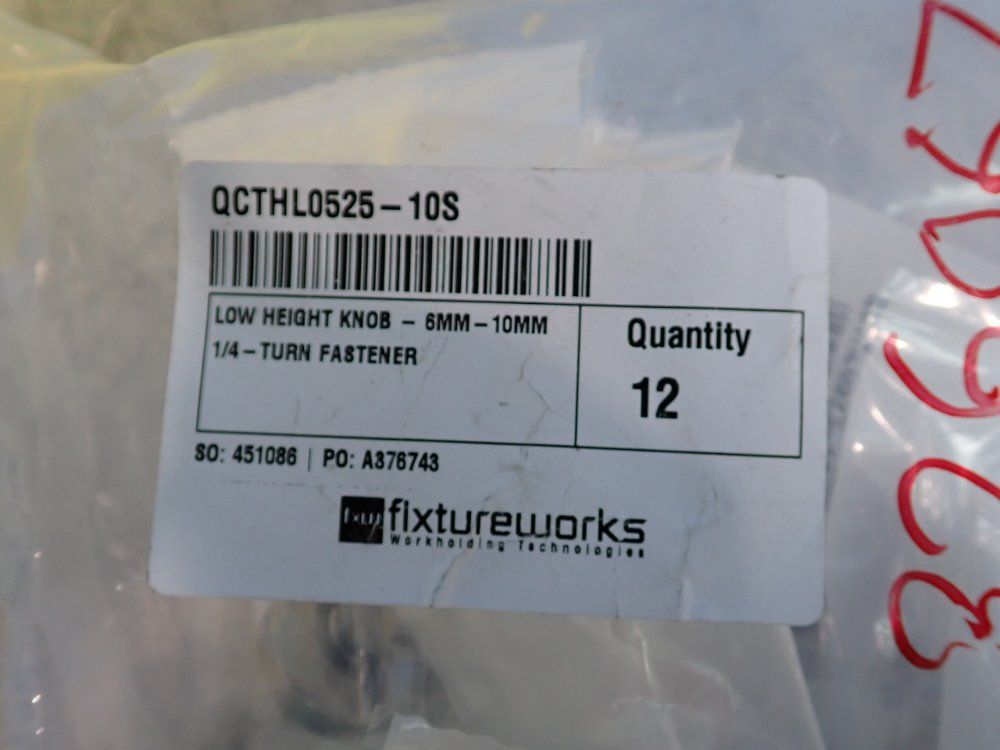 Fixtureworks 1/4 Turn Fasteners - Qcthl0525-10s