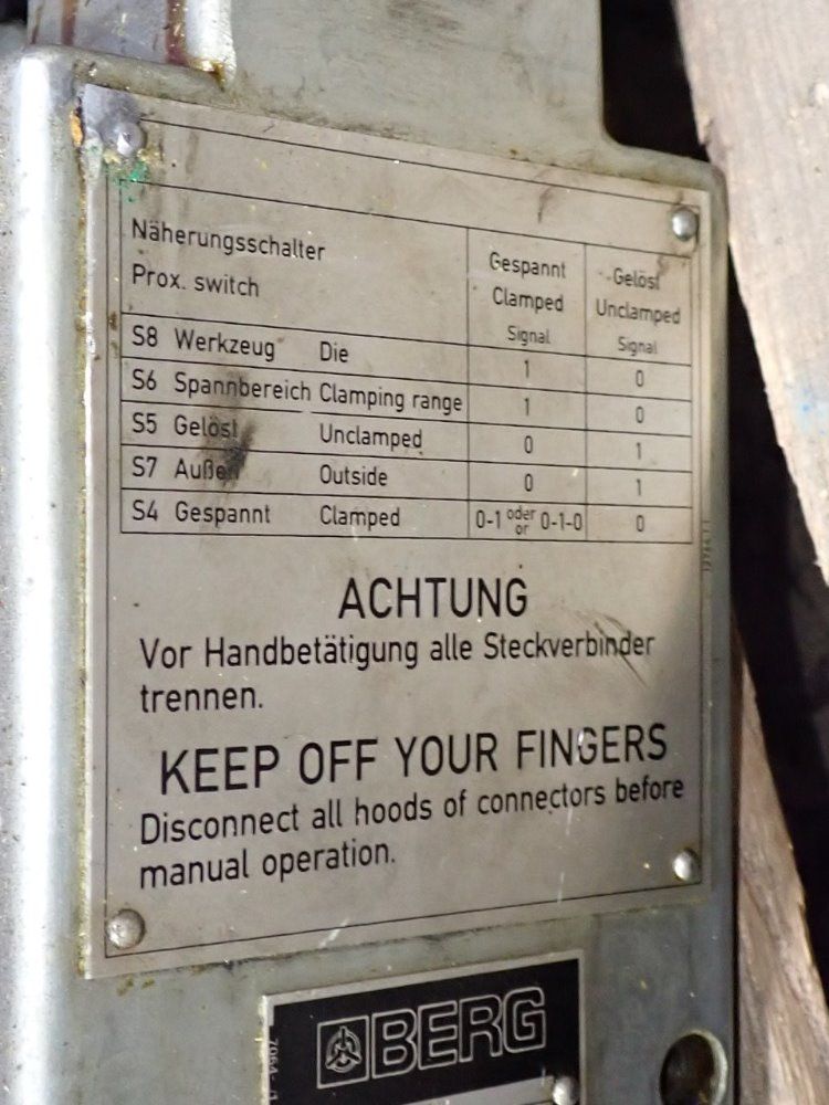 Berg Electromechanical Clamping System - Psv