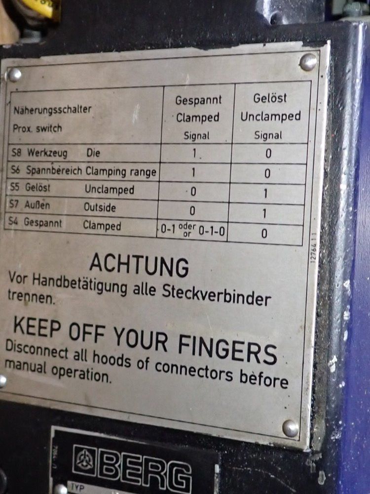 Berg Electromechanical Clamping System - Psv
