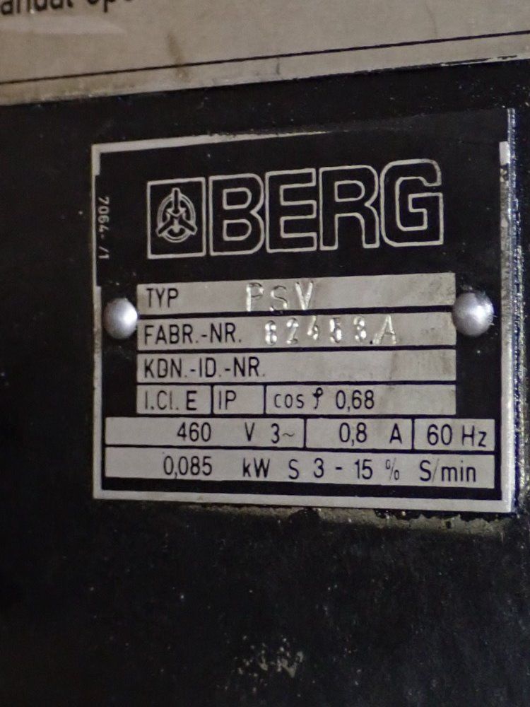 Berg Electromechanical Clamping System - Psv