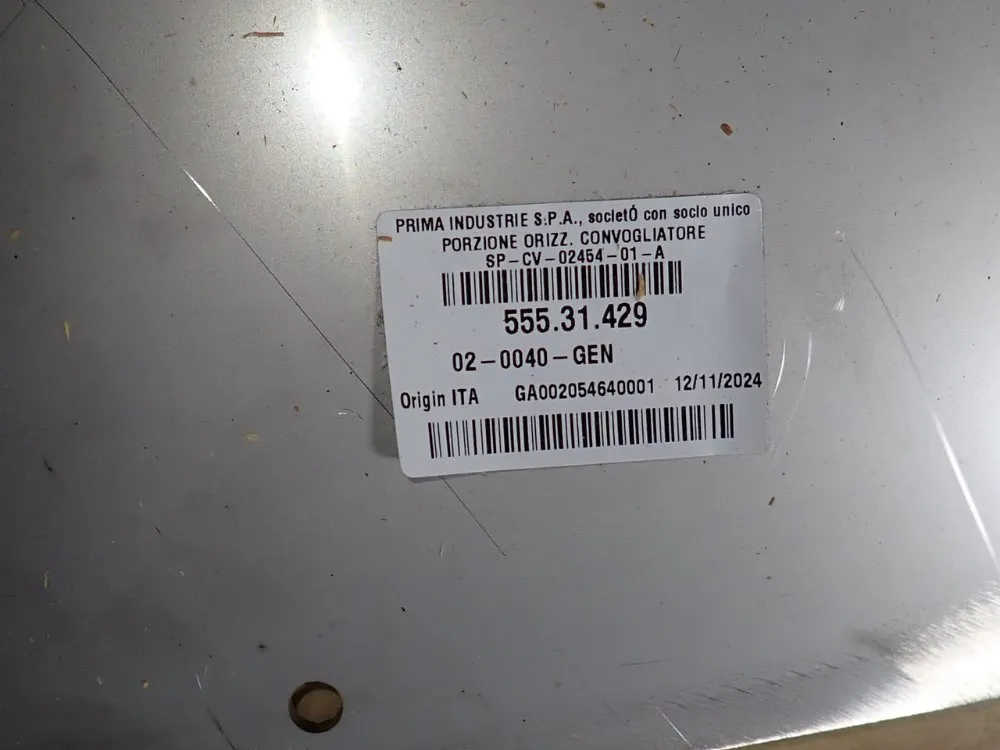 Prima Industries 27 1/2" X 150" S/s Conveyor Belt - 555.31.429