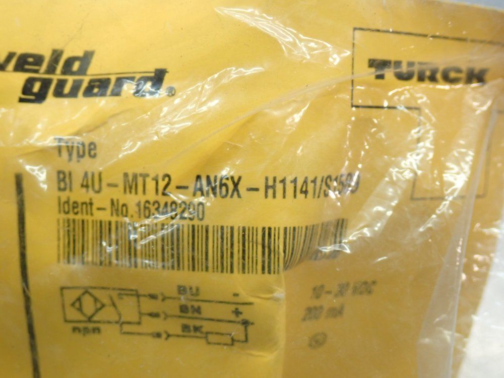 Turck Inductive Sensor - Bl4u-mt12-angx-h1141/s1589
