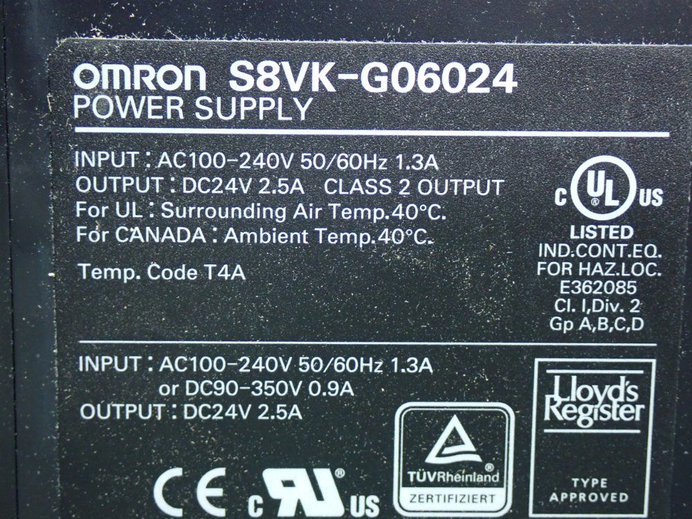 Omron S8vk-g Switch Mode Power Supply - S8vk-g06024