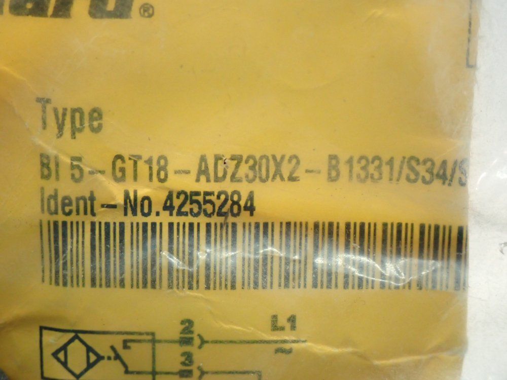 Turck Inductive Sensor Unit - Bl5-gt18-adz30x2-b1331/s34/s1589
