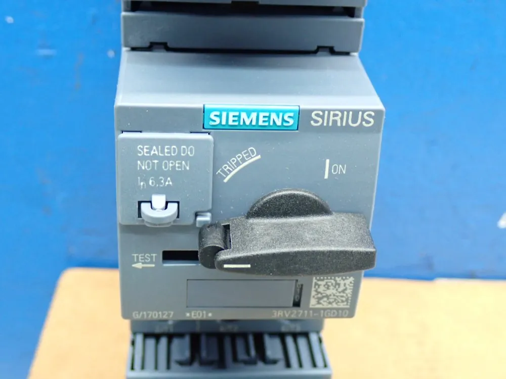 Siemens 3rv2-series Sirius Motor Protection Circuit Breaker - 3rv2711-1gd10