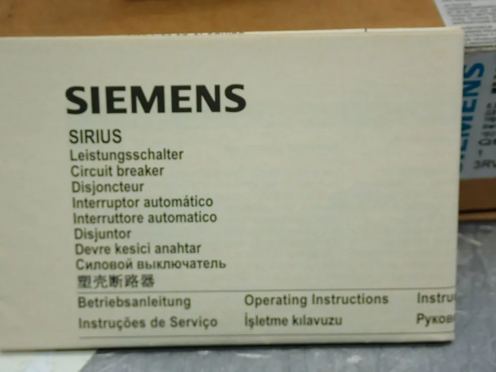 Siemens 3rv2-series Sirius Motor Protection Circuit Breaker - 3rv2711-1gd10
