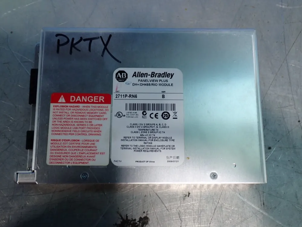 Allen-bradley Panelview Plus Communication Module - 2711p-rn6