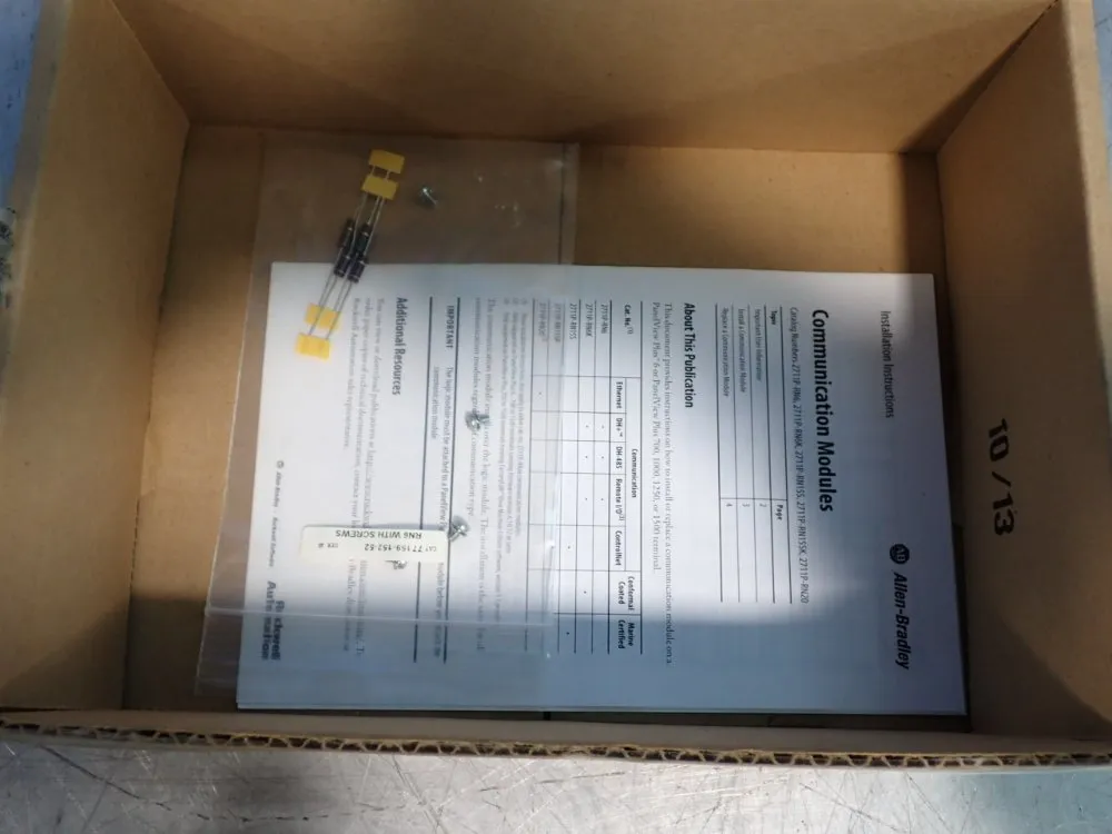 Allen-bradley Panelview Plus Communication Module - 2711p-rn6