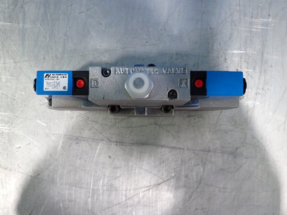 Automatic Valve Usa 10 Bar, 150 Psig Pneumatic Solenoid Valve - 407b67s3s3-db7