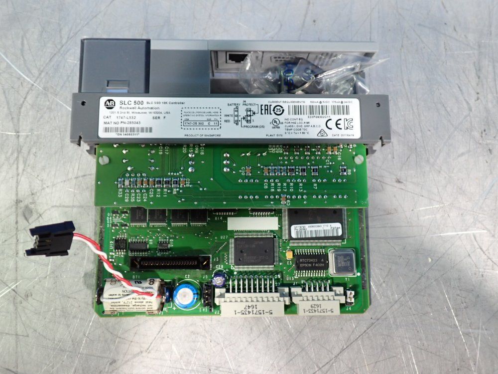 Allen-bradley Slc 5/03 16k Cpu Controller Module - 1747-l532