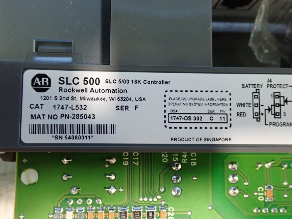 Allen-bradley Slc 5/03 16k Cpu Controller Module - 1747-l532