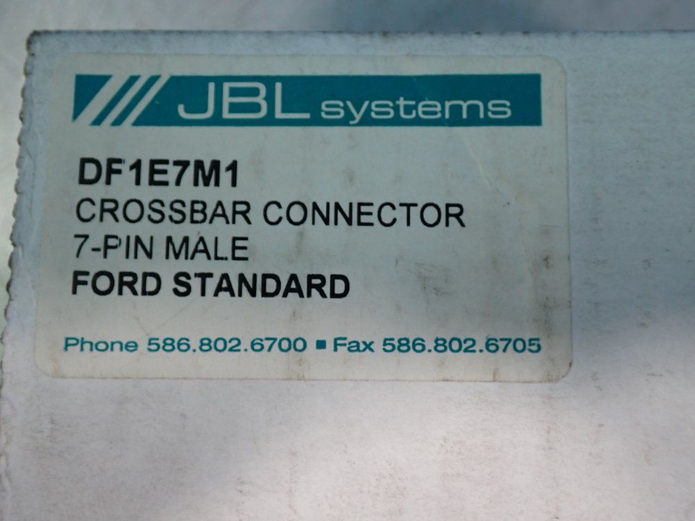 Jbl Systems Crossbar Connector 7-pin Male Ford Standard - Df1e7m1