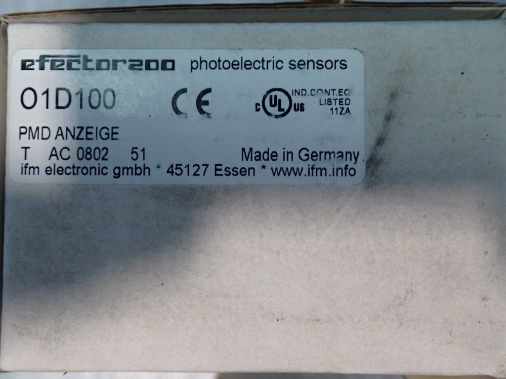 Ifm Electronic 0.2 - 10 M Efector 200 Photoelectric Sensor - O1d100 01dlf3kg