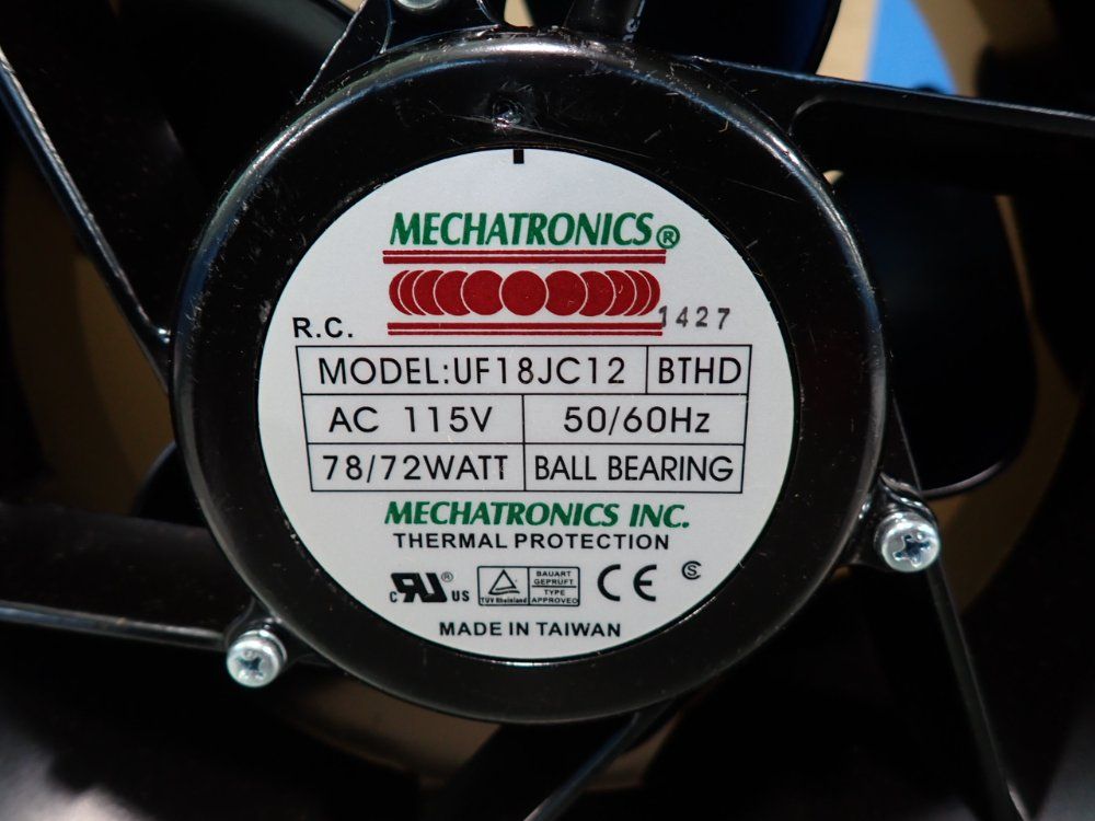 Mechatronics Axial Fans - Uf18jc12 Bthd